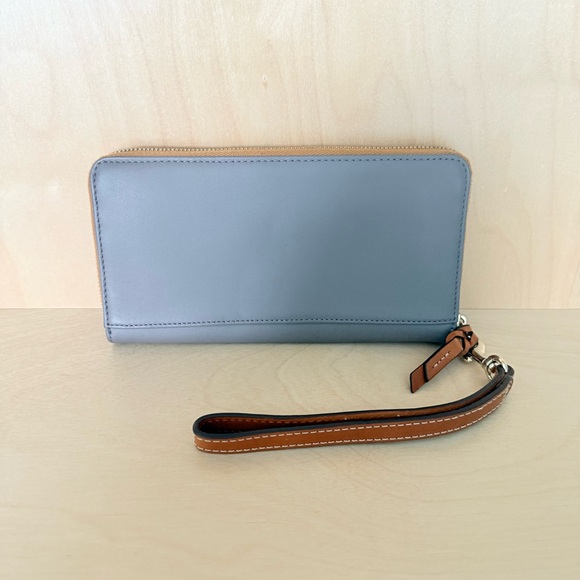 Dooney & Bourke City Large Zip Around Wristlet Wallet, Charcoal Grey - Picture 3 of 7